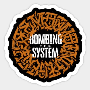 Bombing the System Sticker